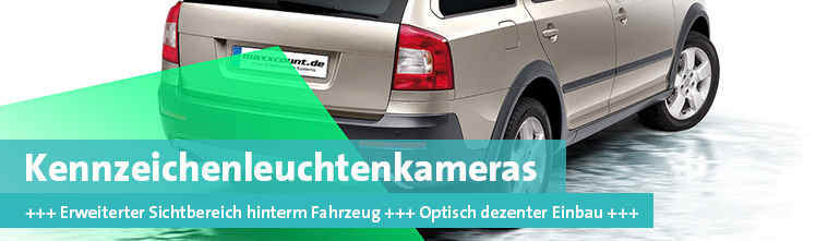 Fahrzeugspez. Kennzeichenleuchtenkameras