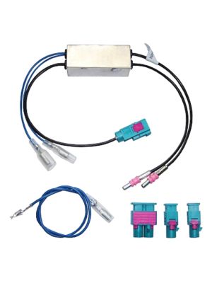 Antennenadapter mit Phantomeinspeisung FAKRA > 2x FAKRA universal, mit Antennen-Diversity
