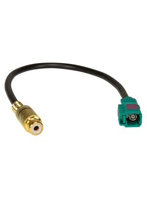 Video-Adapter Fakra (f) > Cinch Buchse für Mercedes Comand & Ford NX Navis ab 2010