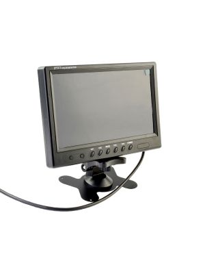 22,9cm (9 Zoll) Monitor mit Quadscreen für 12V & 24V, mit Standfuss & 4x Videoeingängen