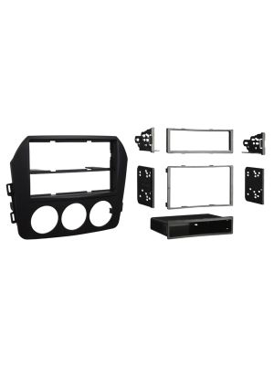 Metra 99-7519B Radiohalterung 1DIN/2DIN für Mazda MX-5 (Miata) 2009-2015 (mattschwarz)