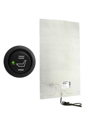 AMPIRE HEAT202 Carbon Sitzheizung, 2-stufig schaltbar mit Thermostat 12V