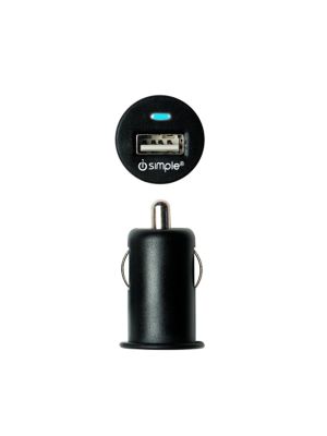 iSimple IS4710BK Zigarettenanzünder USB-Ladeadapter 12V Single (2,4A), schwarz