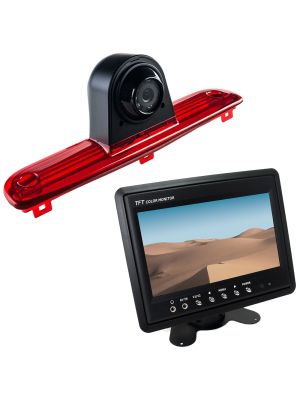 Set: Rückfahrkamera 3. Bremsleuchte + Stand-Alone Monitor 17,8cm (7 Zoll) für Fiat Ducato, Peugeot Boxer, Citroen Jumper (2008-2018)