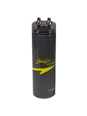 Stinger SELECT SSCAP2M Kondensator 2Farad 2000W, mit LED-Voltanzeige