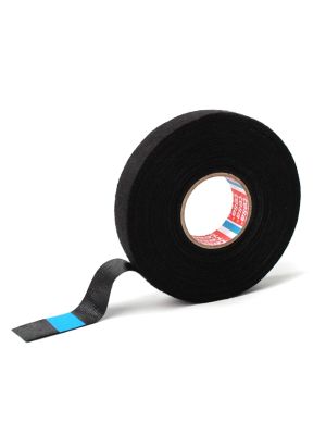 tesa PET-Vliesklebeband 38mm x 25m, schwarz