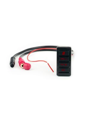 Cerwin Vega CVBTR9 Marine Bluetooth Empfänger mit 4-Tasten-Bedienung (rote Beleuchtung), wasserdicht
