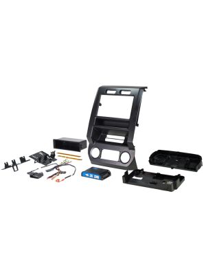 PAC RPK4-FD2201 Einbaukit 1 / 2 DIN inkl. LFB-Adapter & Klima-Steuerung für Ford F-150 - 550 mit 4.2