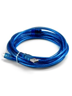 AudioControl USB - MicroUSB Kabel 2,8m, blau