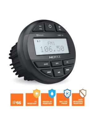 Hertz HMR 10 Digital Media Receiver mit Bluetooth für Boote / Marine