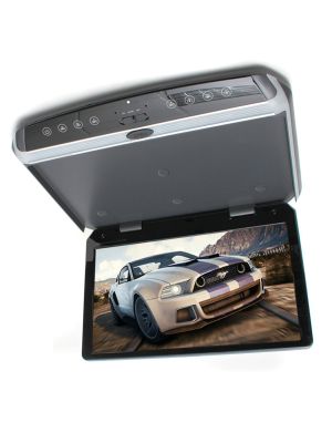 39,6 cm (15,6 Zoll) Full HD Deckenmonitor, grau mit HDMI / USB / Cinch (12V)