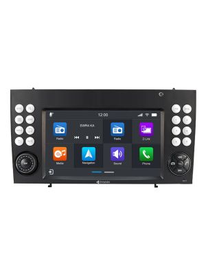 Dynavin D9-SLK Premium 192GB 2DIN 7'' Navigation mit DAB, DSP, BT, USB, Carplay/Android inkl. Navi-Software für Mercedes SLK R171