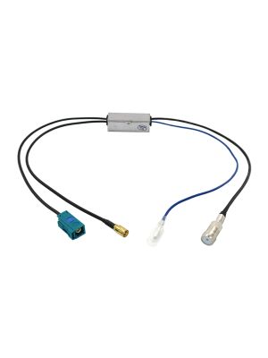 Dynavin DVN 4726.02 Aktiver DAB+ Splitter (20dB) für passive Original Auto-Antennen (ISO auf Fakra und SMB)