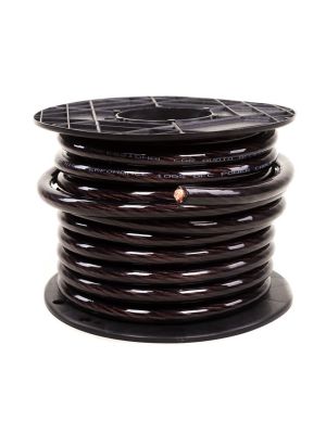 Stromkabel 1m, 1/0GA (50mm²), OFC, schwarz | 19,99€/m