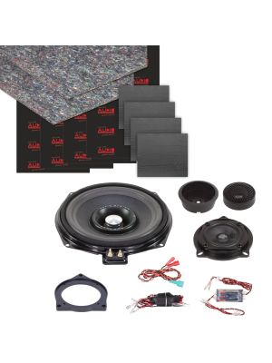 maxxcount SoundPack für BMW E- / F- / G-Serie mit 200mm Woofer (Front / Woofer)