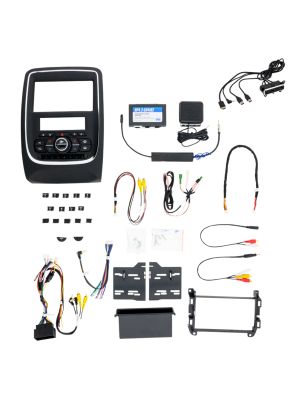 PAC RPK4-CH4102 Einbaukit 1 / 2 DIN inkl. LFB-Adapter & Klima-Steuerung für Dodge Durango 2014-2020