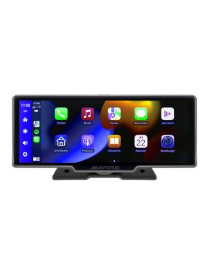 AMPIRE CPM101 Smartphone-Monitor 25.4cm (10'') mit Apple CarPlay, Android Auto, Dashcam, Rückfahrkameraeingang