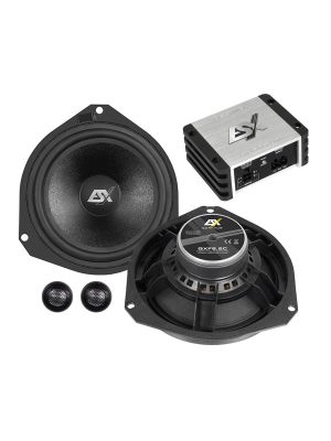 ESX QXFA6.2C Set 2-Wege Kompo + 2-Kanal Nano Verstärker 190W Class-D für Fiat Ducato, Citroen Jumper & Peugeot Boxer ab 2006