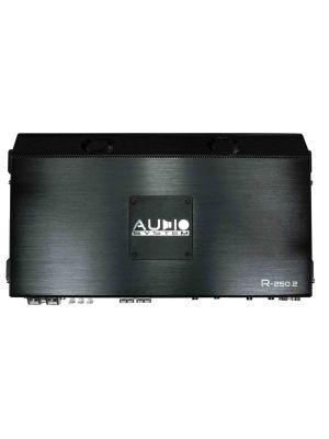 AUDIO SYSTEM R-250.2 R-SERIES 2-Kanal Class A/B Hochleistungs-Verstärker mit SMD Technologie