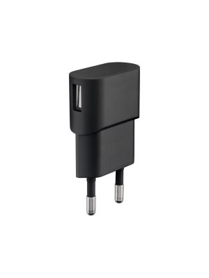 AMPIRE W44947 Netzteil 230V mit 1A USB-Buchse, schwarz