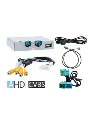 Video-Interface: Front- & Rückfahrkamera, 2x Video-In & TV-Freischaltung für Alfa Romeo, Citroen, Fiat, Jeep, Opel, Peugeot Uconnect 5 R1 EXT ER 10