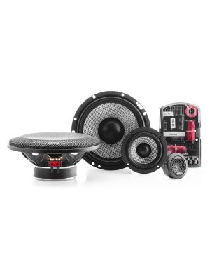 FOCAL ACCESS 165AS3 16,5cm/6,5 Zoll 3-Wege Kompo-Lautsprecher 80W RMS 90dB 4Ohm 55Hz-20kHz, Einbautiefe: 62,9 mm