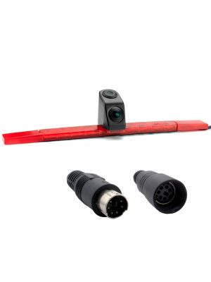 maxxcount Wohnmobil Dual Rückfahrkamera in 3. Bremsleuchte, Kit für 12V Waeco/Dometic Systemkabel mit 6-Pol Steckverbinder