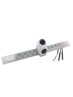 maxxcount Dual Rückfahrkamera 5V in 3. Bremsleuchte WEISS für Sunlight, Carado oder Etrusco als Ersatz für Hella 2DA 343 106-201
