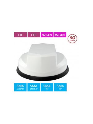 Panorama PAN-ANT330 High Performance Antenne 2x LTE/5G, 2x WLAN mit 3,0m Kabel-Set