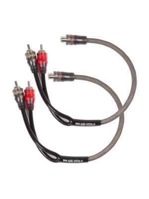 AUDIO SYSTEM Z-EVO Y Cinch Y-Adapter (1 Buchse > 2 Stecker) Splitter 50cm (Paar)