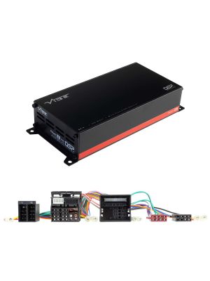 VIBE POWERBOX65.4-8MDSP-FORD1 4-Kanal 260W Mikro Verstärker Class D mit 8-Kanal DSP für Ford 2003-2014 (40-Pin, voll belegt)