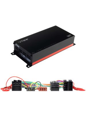 VIBE POWERBOX65.4-8MDSP-FORD3 4-Kanal 260W Mikro Verstärker Class D mit 8-Kanal DSP für Ford 2018-2021 32-Pin