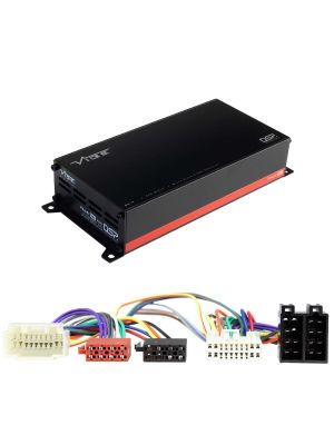 VIBE POWERBOX65.4-8MDSP-HONDA1 4-Kanal 260W Mikro Verstärker Class D mit 8-Kanal DSP für Honda, Suzuki 1999-2012