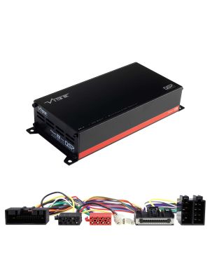VIBE POWERBOX65.4-8MDSP-JLR1 4-Kanal 260W Mikro Verstärker Class D mit 8-Kanal DSP für Land Rover 2011-2018