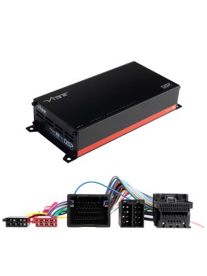 VIBE POWERBOX65.4-8MDSP-MVAUX3 4-Kanal 260W Mikro Verstärker Class D mit 8-Kanal DSP für Opel, Chevrolet ab 2009