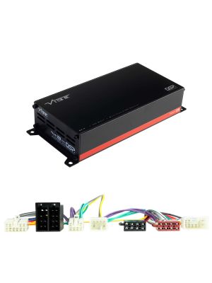 VIBE POWERBOX65.4-8MDSP-MTOYO1 4-Kanal 260W Mikro Verstärker Class D mit 8-Kanal DSP für Daihatsu, Lexus, Subaru, Toyota (10-/6-Pin)