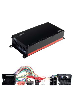 VIBE POWERBOX65.4-8MDSP-BMW3 4-Kanal 260W Mikro Verstärker Class D mit 8-Kanal DSP für BMW mit CiC & NBT iDrive System