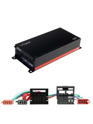 VIBE POWERBOX65.4-8MDSP-VW1 4-Kanal 260W Mikro Verstärker Class D mit 8-Kanal DSP für VW / Seat / Skoda / Audi (40-Pin Quadlock)
