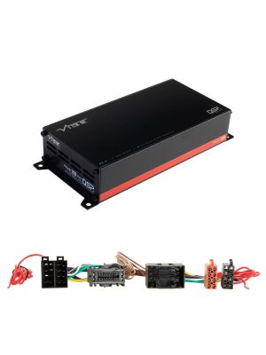 VIBE POWERBOX65.4-8MDSP-MERC2 4-Kanal 260W Mikro Verstärker Class D mit 8-Kanal DSP für Mercedes MBUX