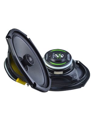 Ground Zero GZCF 69XSPL-NEO 6x9 Zoll wetterfeste Koax-Lautsprecher, 150W, 4 Ohm