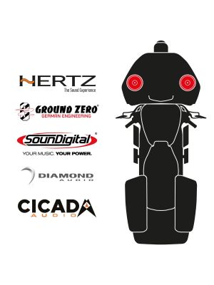 maxxcount BIKE SoundKit 2F/OEM/RG24+ passend für Harley-Davidson® Road Glide™ ab 2024