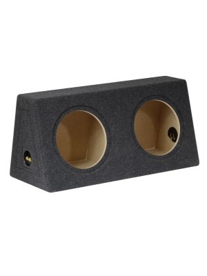 Geschlossenes Doppel-Subwoofer-Leergehäuse 10″/25cm 2x20L