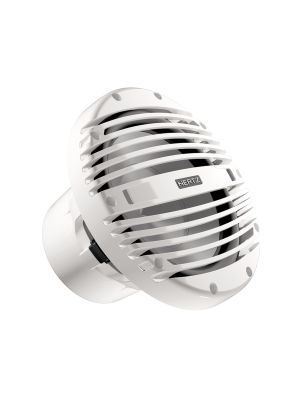 Hertz HMS 10 B-2 25cm Marine Subwoofer, 250W RMS, 2 Ohm, Einbautiefe: 14,5cm, weiß
