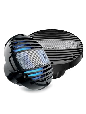 Hertz HMX 6.5-LD-C 16,5cm / 6,5 Zoll Marine Koax-Lautsprecher 75W 4Ohm mit RGB-LED, schwarz