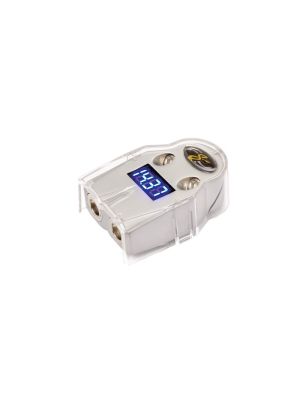 Stinger SHT301 Batterieklemme mit Voltmeter Pluspol 2x 1/0GA | 2x 4GA
