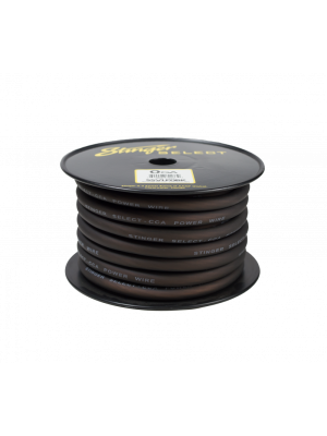 Stinger SELECT SSVLP0BK  Rolle 15,2m (50 ft) Stromkabel, 1/0GA (50mm²), CCA, matt schwarz | 11,76€/m