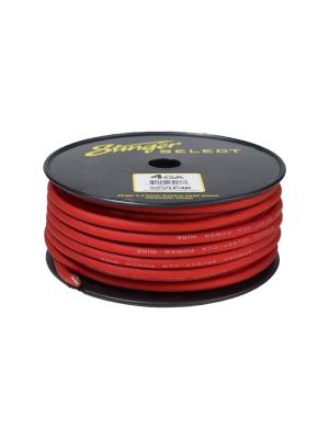 Stinger SELECT SSVLP4R Rolle 30,5m (100 ft) Stromkabel, 4GA (25mm²), CCA, matt rot | 5,33€/m