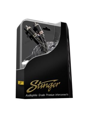 Stinger SI9220 2-Kanal Cinch Anschlusskabel für Stinger-Verstärkersets 6m 9000 Serie
