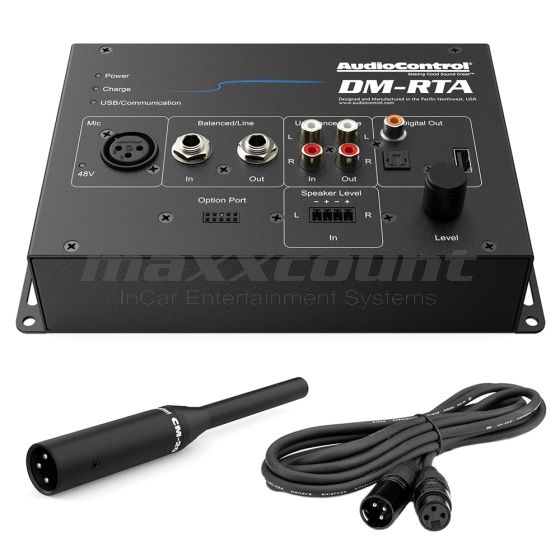 Ausgelaufen: AudioControl DM-RTA Set mit CM-20 Messmikrofon & XLR Mikrofon Kabel 3m